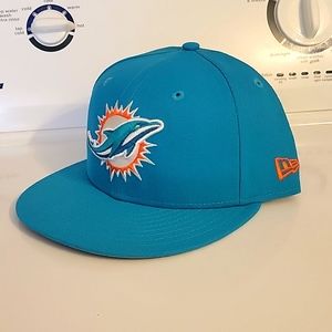 New Era Miami dolphins fitted cap size 7 1/2